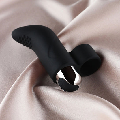 Brook 10 Modes Bullet Vibrator With Finger Accessorie Black