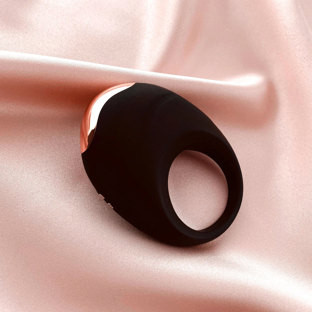 Luca Black Vibrating Penis Ring for Men - Sex Toy
