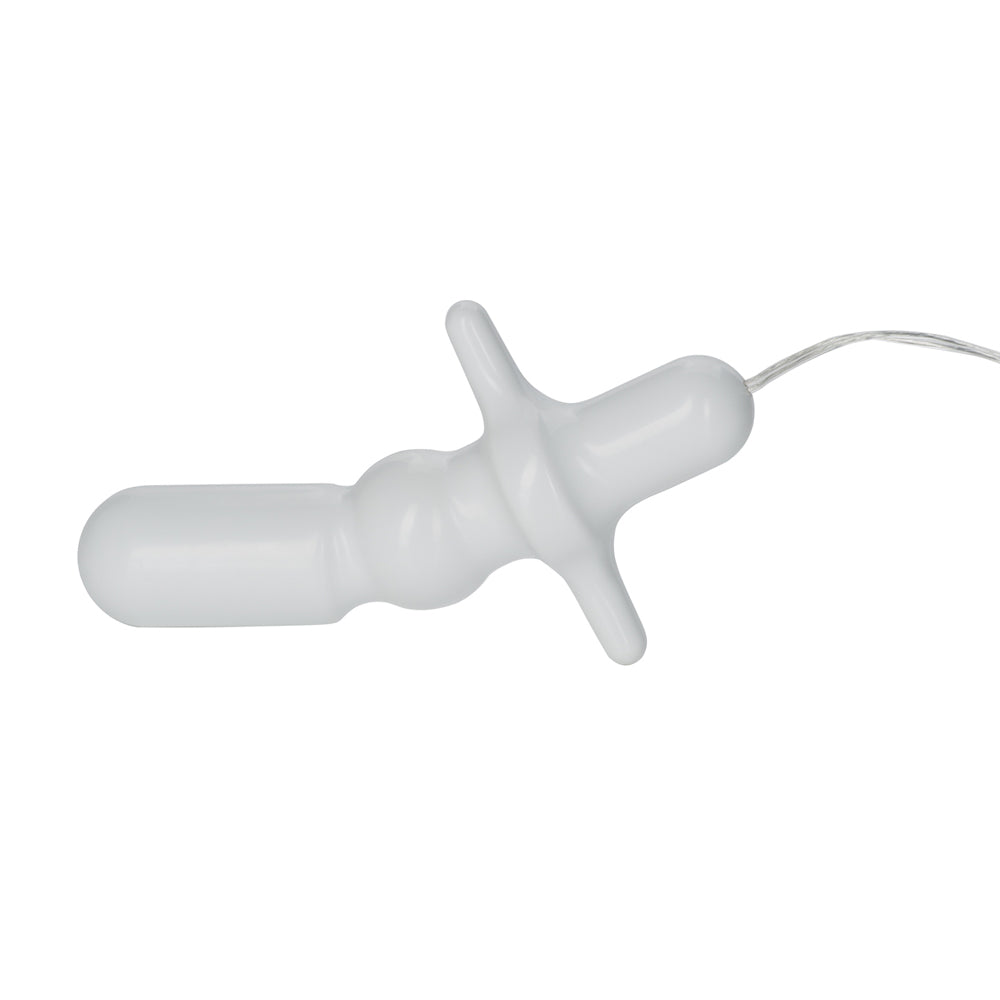 Pocket Exotics T-Shaped Vibrating Anal Toy Gray