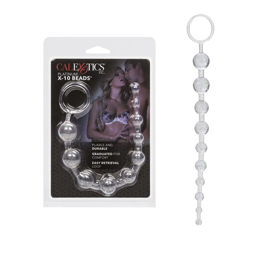 Platinum X-10 Beads - Silver Jewelry Beads