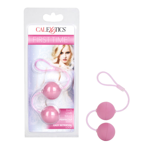 First Time Love Balls Duo Lover Pink - Beginner Kegel Ball Set