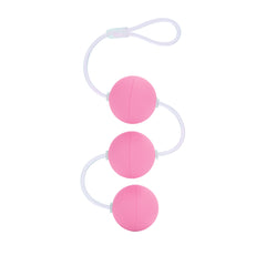 Pink Triple Love Balls – First Time Beginner Kegel Ben Wa Balls Set