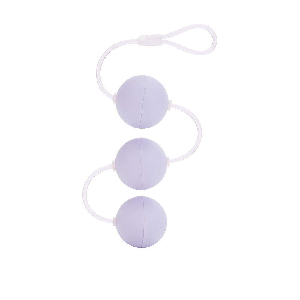 Purple First Time Triple Love Balls - Beginner Kegel Exercise Balls