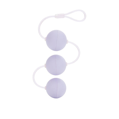 Purple First Time Triple Love Balls - Beginner Kegel Exercise Balls