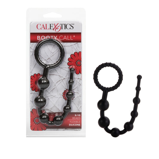 Booty Call X-10 Beads Black Anal Beads Sex Toy