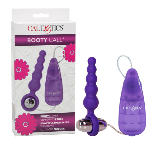 Booty Call Booty Shaker Purple - Vibrating Butt Plug Anal Toy for Pleasure