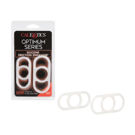 Optimum Series Silicone Erection Enhancer Set for Men - White