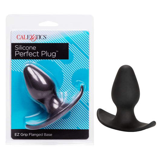 Black Silicone Perfect Plug – Body-Safe Anal Plug