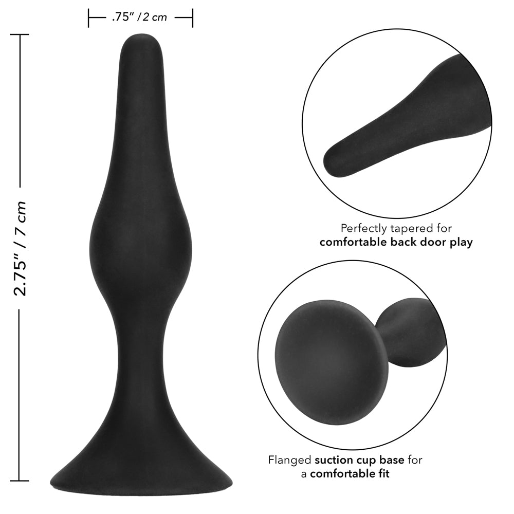 Booty Call Booty Starter Black – Beginner Anal Toy Butt Plug