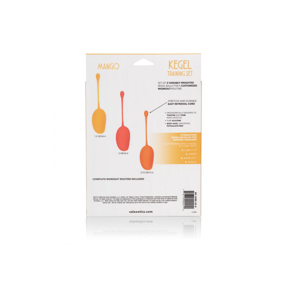 Kegel Training Set Mango – Pelvic Floor Exerciser Kit for Women