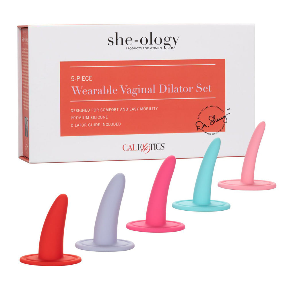 She-Ology 5-Piece Wearable Vaginal Dilator Set for Pelvic Floor Therapy