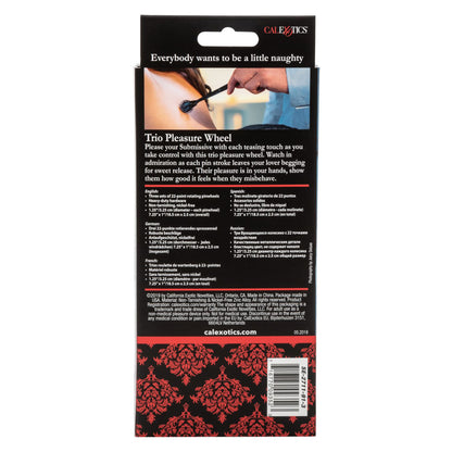 Scandal Trio Pleasure Wheel - Triple-Wheel Sex Toy for Couples