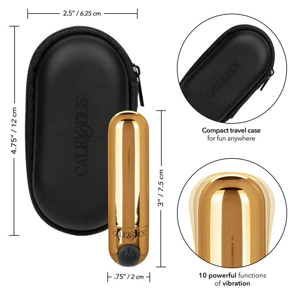 Rechargeable Hideaway Bullet Gold