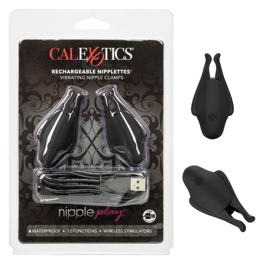 Rechargeable Nipplettes for Nipple Play - Black