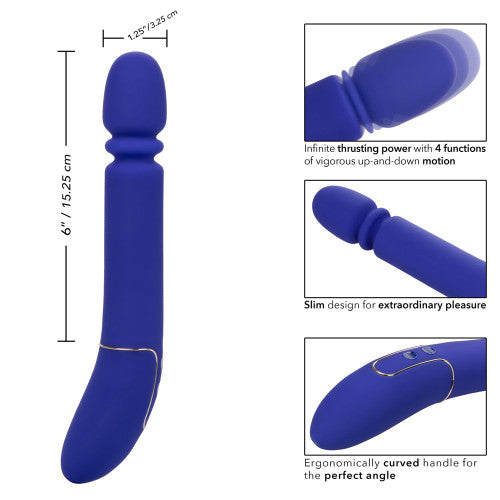 Shameless Slim Thumper - Luxury Vibrator with Powerful Thrusts, 7 Vibrating Functions, USB Rechargeable & Waterproof