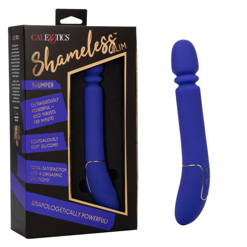 Shameless Slim Thumper - Luxury Vibrator with Powerful Thrusts, 7 Vibrating Functions, USB Rechargeable & Waterproof