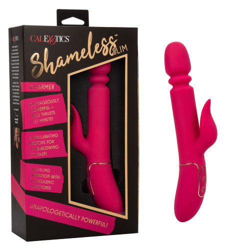 Shameless Slim Charmer - Sleek Vibrator with Powerful Pulsations for Targeted Pleasure