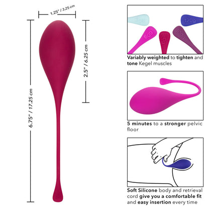 5-Piece Kegel Training Set for Pelvic Floor Exercises