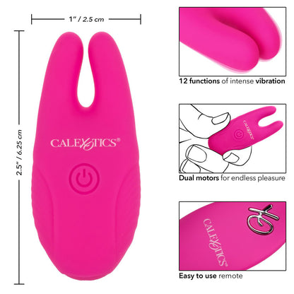 Pink Silicone Remote-Control Nipple Clamps