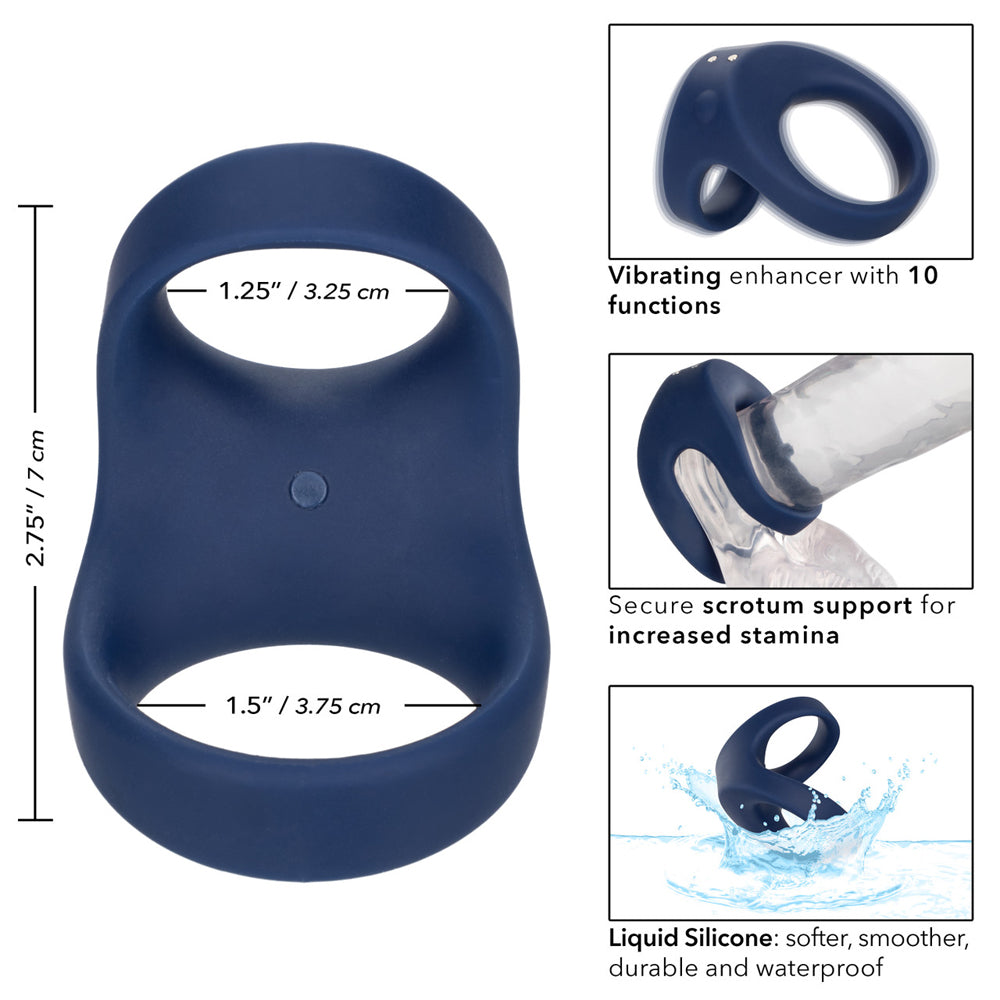 Viceroy Rechargeable Max Dual Ring – Dual Ring Sex Toy for Couples