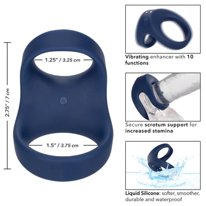 Viceroy Rechargeable Max Dual Ring – Dual Ring Sex Toy for Couples