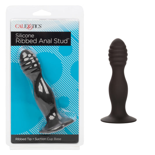 Silicone Ribbed Anal Plug – Premium Body-Safe Butt Plug for Anal Stimulation