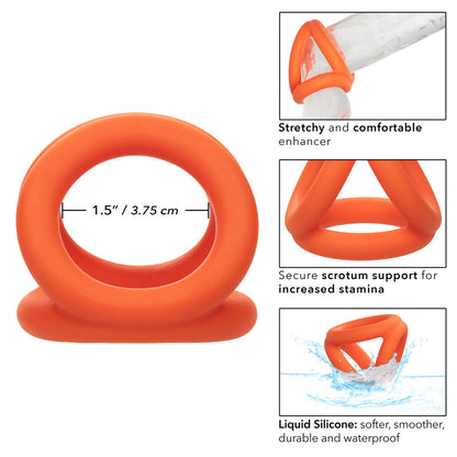 Alpha Liquid Silicone Tri-Ring - 3-Ring Liquid Silicone Ring