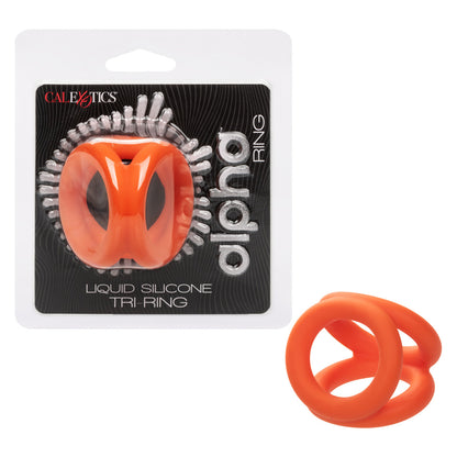 Alpha Liquid Silicone Tri-Ring - 3-Ring Liquid Silicone Ring
