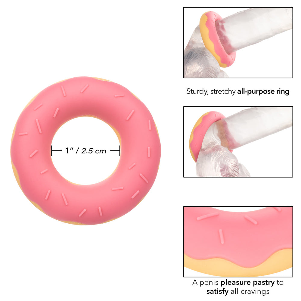 Naughty Bits Dickin’ Donuts Silicone Donut Cock Ring for Men