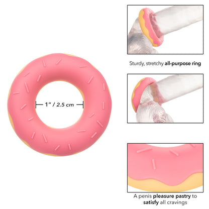 Naughty Bits Dickin’ Donuts Silicone Donut Cock Ring for Men