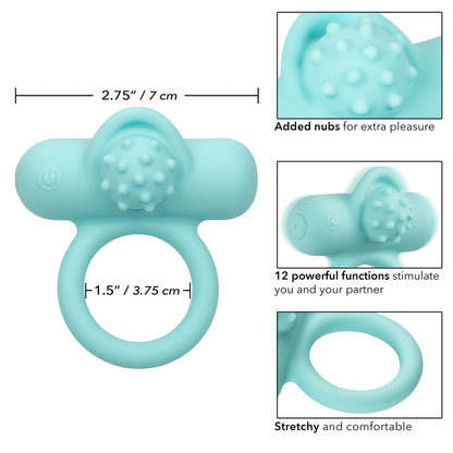 USB Rechargeable Silicone Nubby Vibrator – Textured Sex Toy