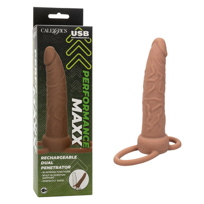 Rechargeable Dual Penetrator by Performance Maxx – Brown – Adult Toy