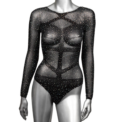 Radiance Plus-Size Women's Long-Sleeve Bodysuit