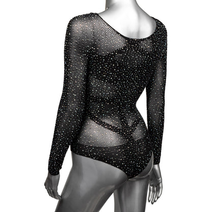 Radiance Plus-Size Women's Long-Sleeve Bodysuit