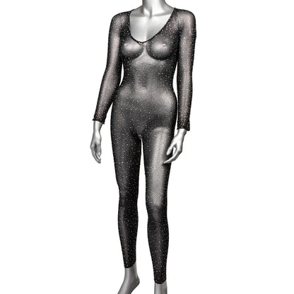 Radiance Plus-Size Crotchless Full-Body Bodysuit Lingerie