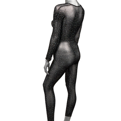 Radiance Plus-Size Crotchless Full-Body Bodysuit Lingerie