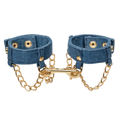 Ride 'Em Premium Denim Collection Wrist Cuffs