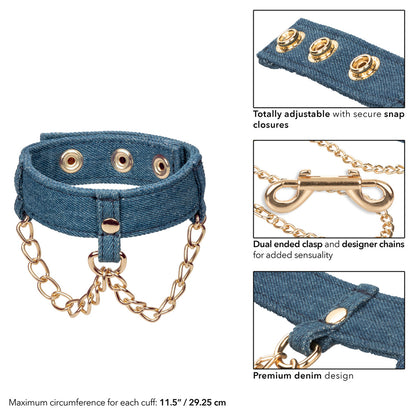 Ride 'Em Premium Denim Collection Ankle Cuffs