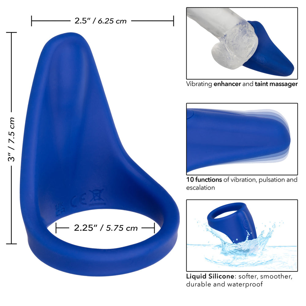 Admiral Liquid Silicone Vibrating Perineum Massager & Ring – Body-Safe Silicone Sex Toy