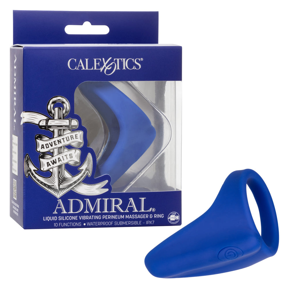 Admiral Liquid Silicone Vibrating Perineum Massager & Ring – Body-Safe Silicone Sex Toy