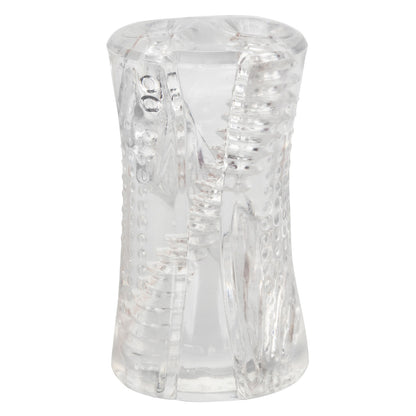 Cyclone Dual Ribbed Stroker – Textured Male Masturbation Sleeve for Enhanced Stimulation