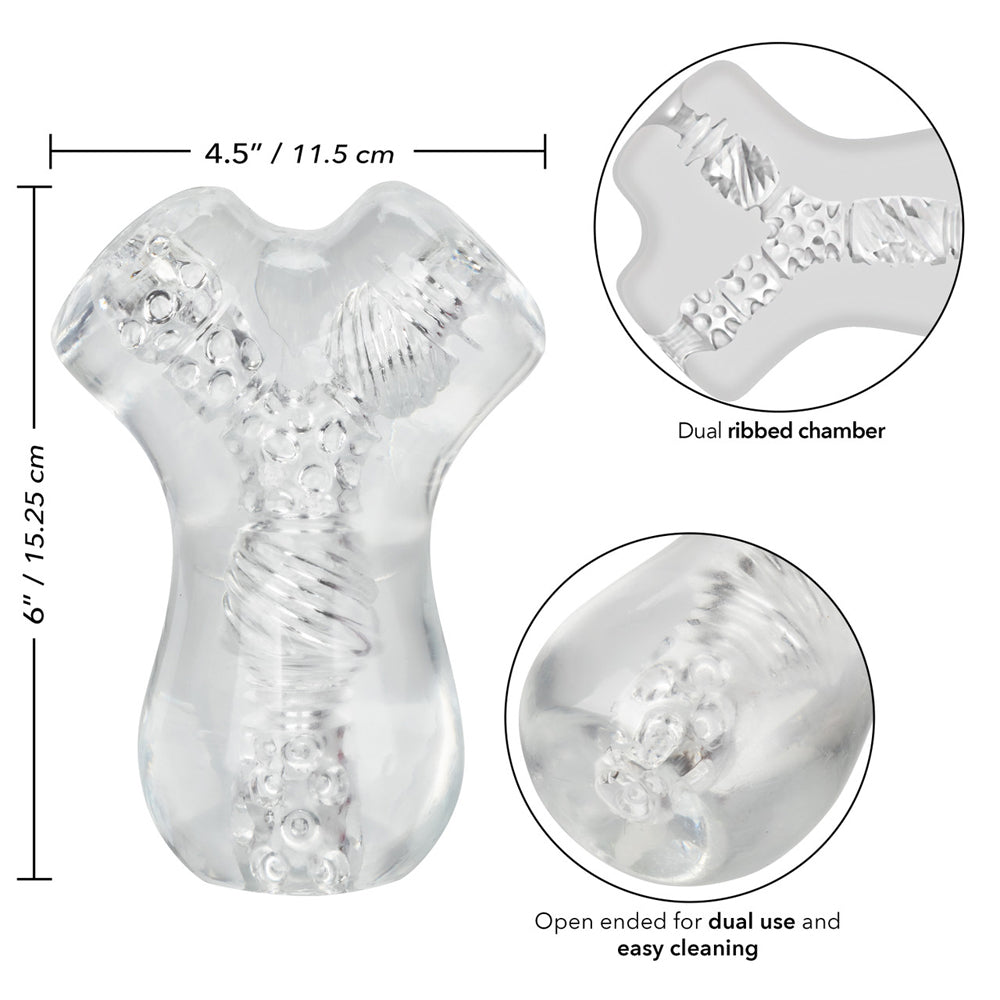 Cyclone Dual-Chamber Masturbation Stroker – Male Sex Toy Sleeve