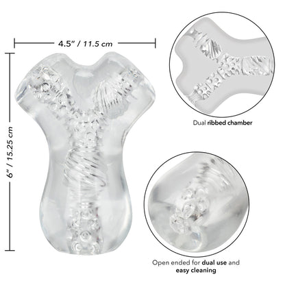 Cyclone Dual-Chamber Masturbation Stroker – Male Sex Toy Sleeve