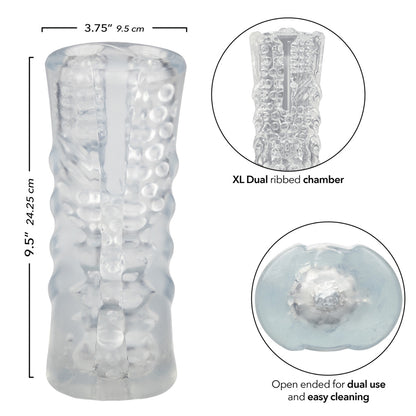 Cyclone Dual-Chamber Stroker XL - Male Masturbation Sleeve