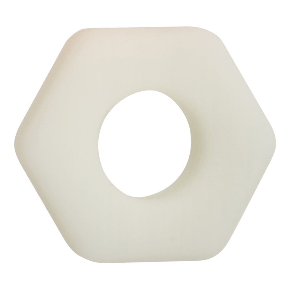 Alpha Glow-In-The-Dark Liquid Silicone Prolong Penis Ring | Sexagon Ring for Men