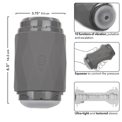 Milk Master Vibro Squeeze Stroker - Vibrating Male Masturbator