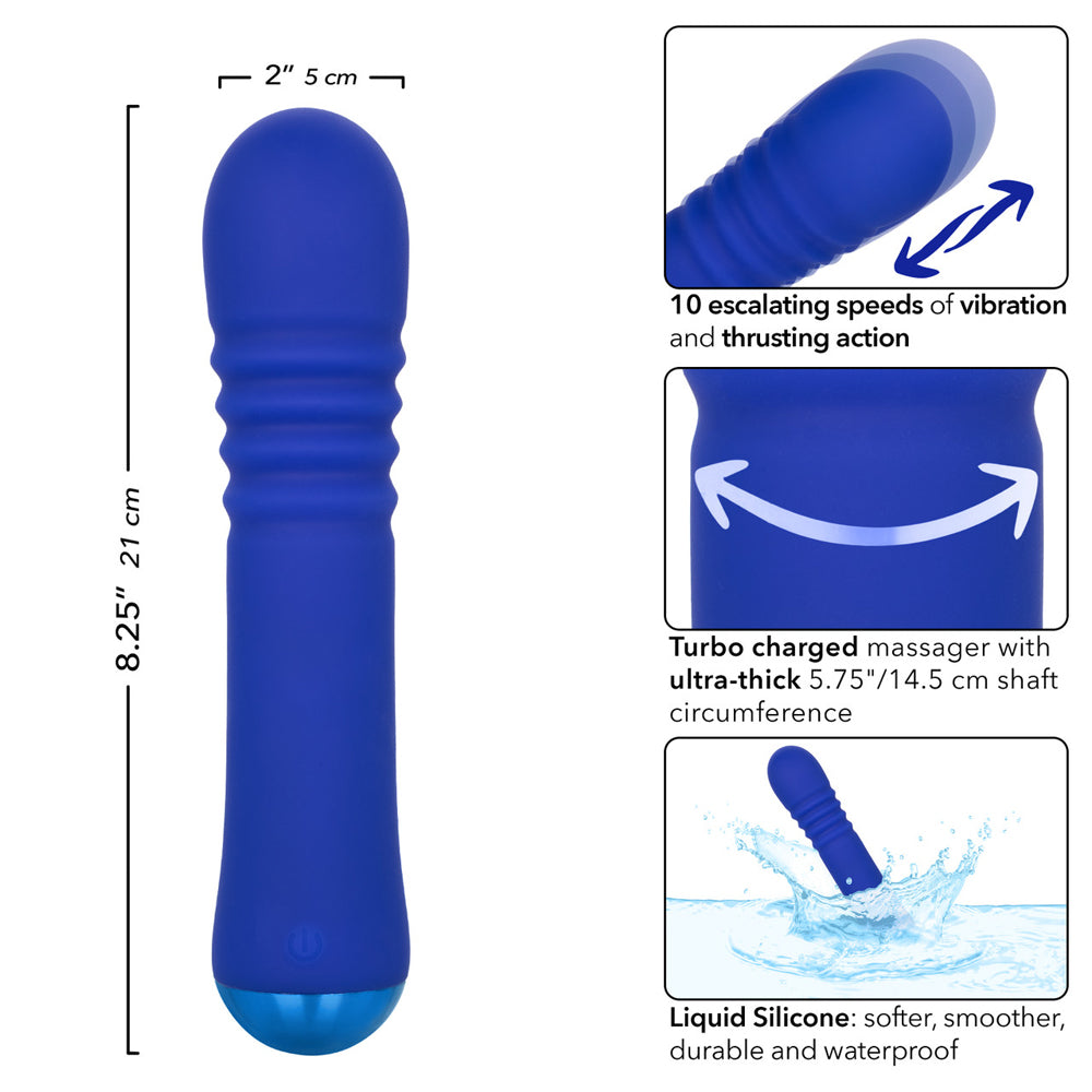 Thick Wand Vibrator - Chubby Thrusting Wand for Enhanced Pleasure