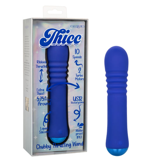 Thick Wand Vibrator - Chubby Thrusting Wand for Enhanced Pleasure