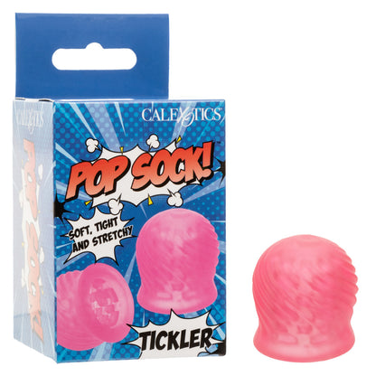 Pop Sock Tickler Pink – Pink Pop Sock Toy for Tickling and Fun