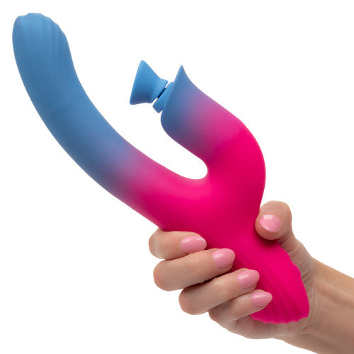Elation Dual Stimulator with Suction – Powerful Vibrator for Internal & Clitoral Pleasure